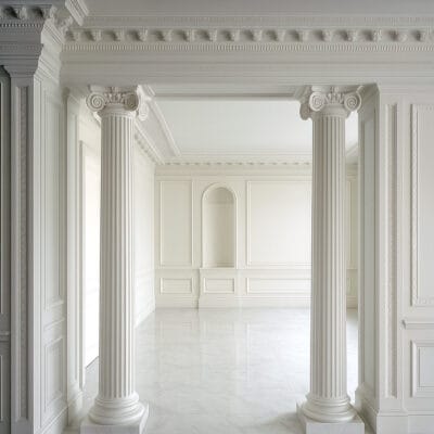 Palazzo con soffitto decorato in gesso