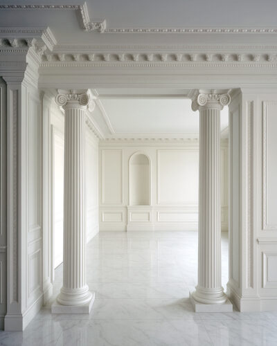 Palazzo con soffitto decorato in gesso
