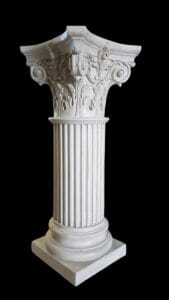 colonna in gesso