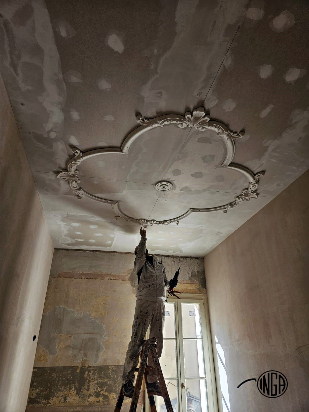 decorazione a soffitto